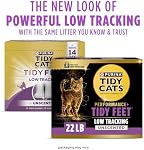 Purina Tidy Cats Tidy Feet Clumping Low Tracking Cat Litter with Odor Control – Unscented - 22 lb. Box