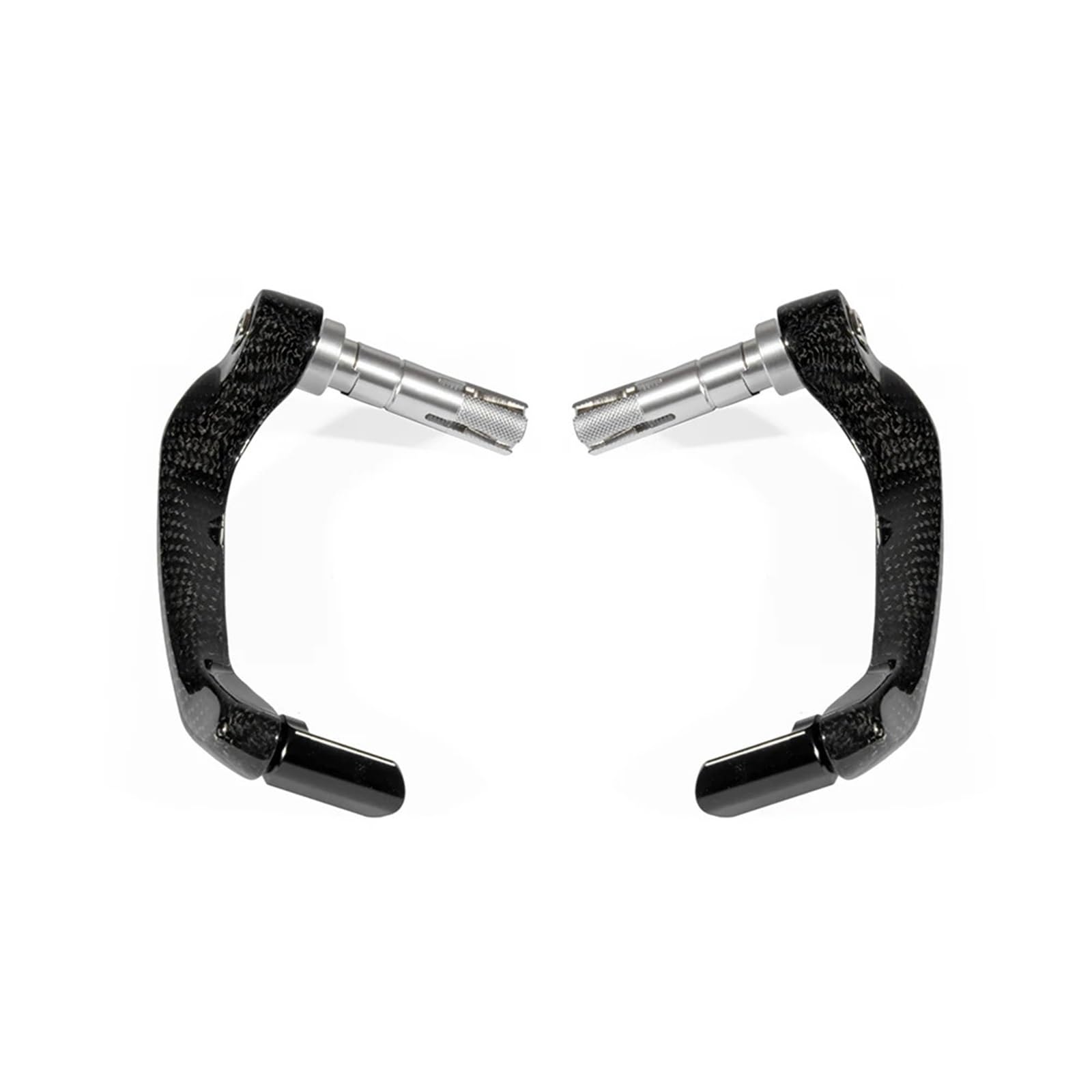 Hydbcnp Left And Right Motorcycle Handguards Universal Carbon Fiber Protector Brake Clutch Lever Guard Protector Motorcycle Handlebar Protector(Left And Right)