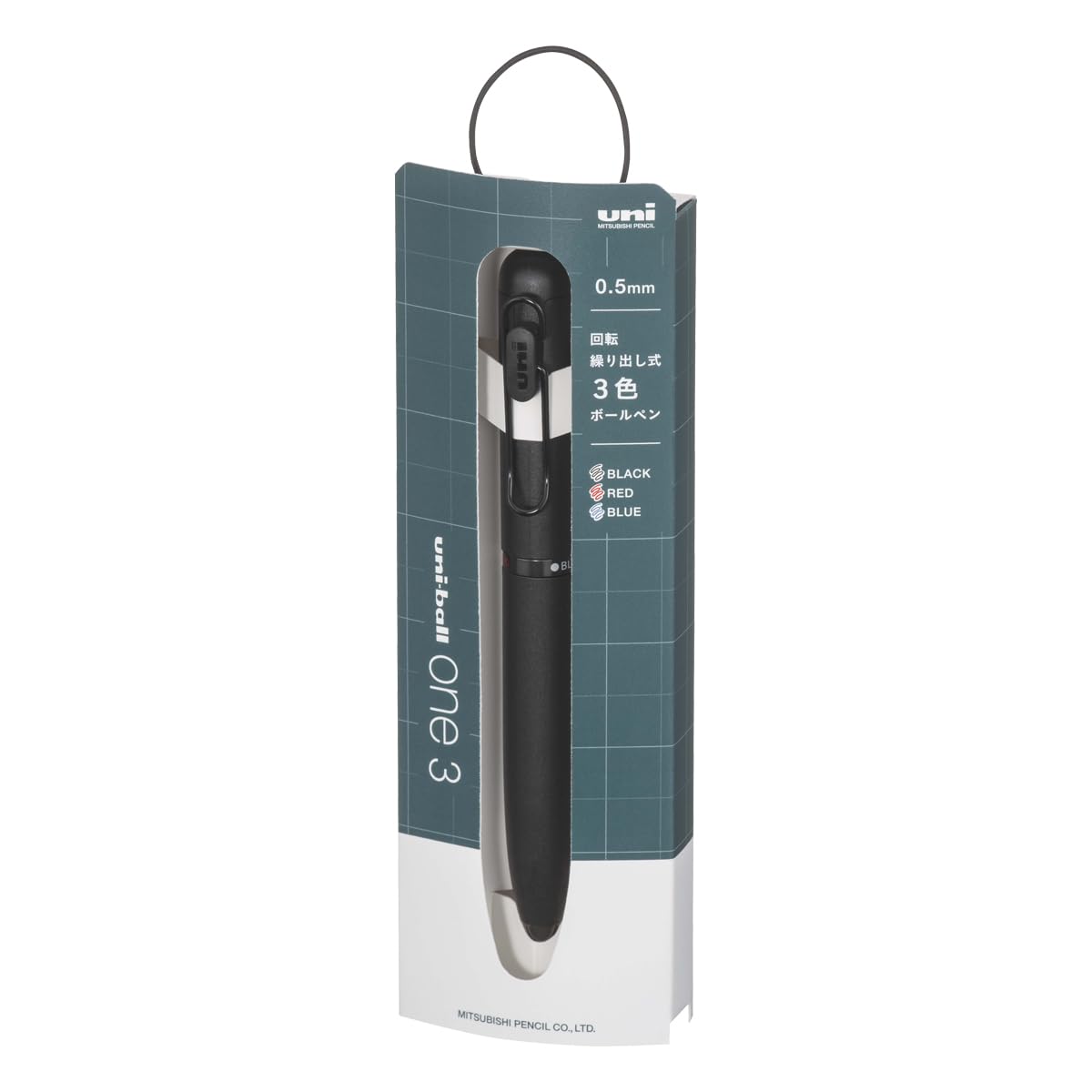 Amazon.com: Mitsubishi Pencil UME3SRG05.24 Tri-Color Gel Ink