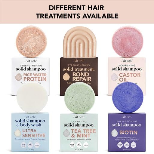 Miniatura 9 de Kitsch Aceite de Coco Acondicionador Bar & Bond Repair Tratamiento Sólido con Descuento