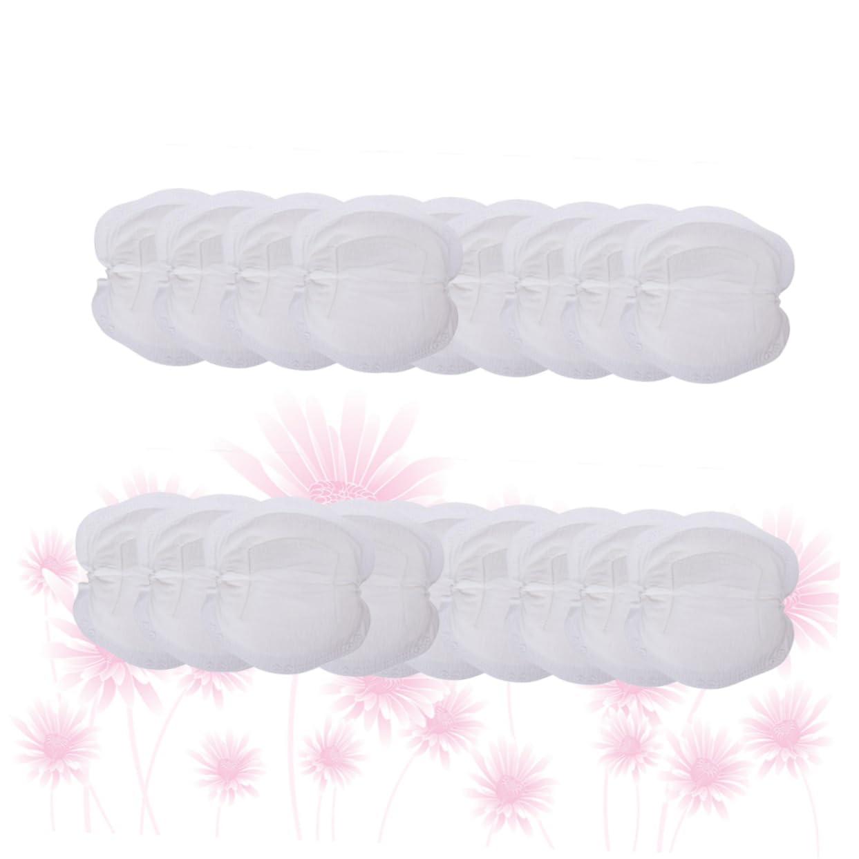Healeved 60pcs Disposable Breast Milk Catcher Pads 3D Overflow Pad Breast Feeding for Lactating Women
