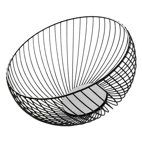 Cesta almacenamiento de metal negro con acabado resistente y diseño minimalista 8
