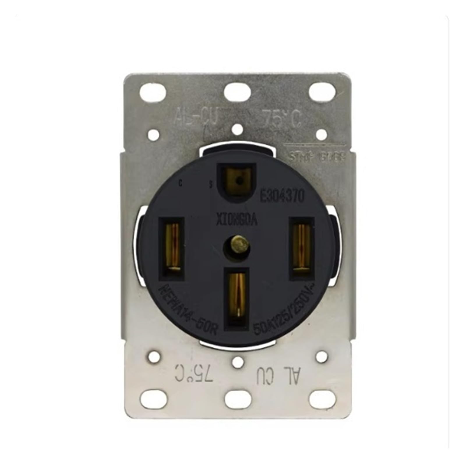 NEMA 14-50R Straight Blade Device Receptacle 50A Industrial Receptacle 125/250V(插座)
