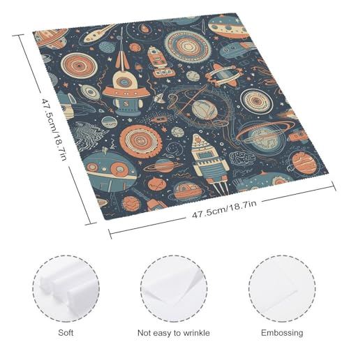Servilletas de Tela Reutilizables con Estampado Floral miniatura 2