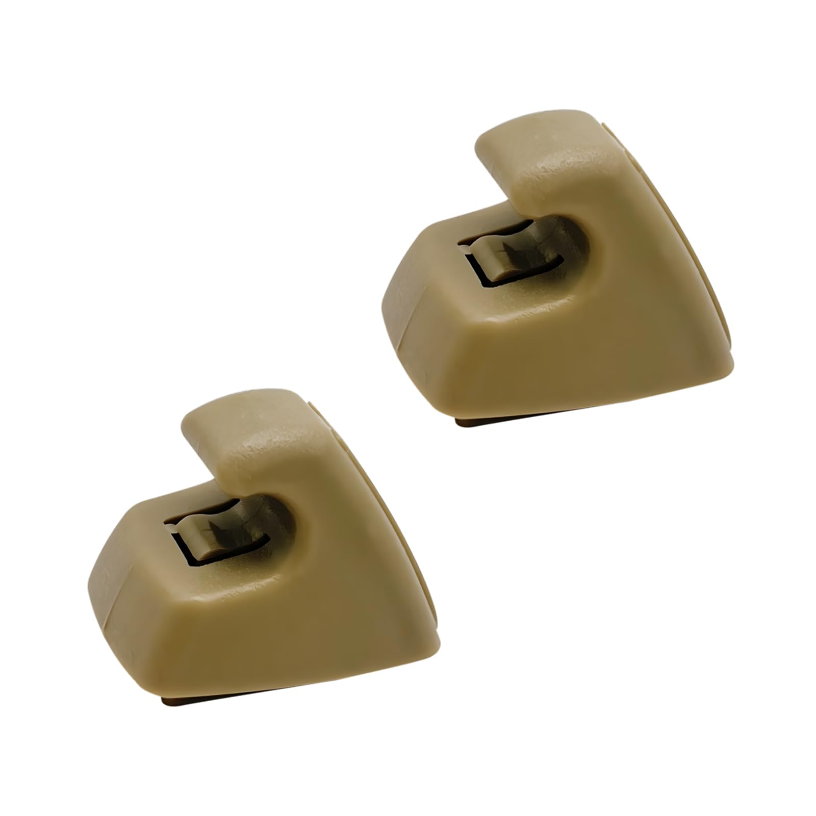 Ohleats2 PCS Sun Visor Support Clip Retainer, OE 95994975 95994976 Sun Visor Hook Clip Replacement, Anti Vibration Sun Visor Bracket Holder for Cruze Spark Verano, Car Accessories (Beige)