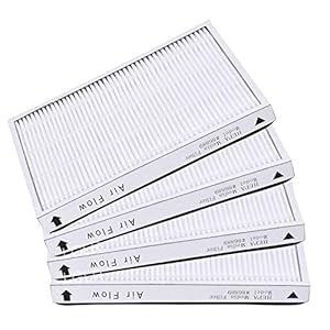 4 Pack Vacuum Cleaner HEPA Filter for Sears Kenmore EF-1, Part #86889, 20-86889,20-53295, KC38KCEN1000,Also for Panasonic(Part # MC-V199H) 4 Pack Vacuum Cleaner HEPA Filter for Sears Kenmore EF 1 Part 86889 20 8688920 53295 KC38KCEN1000Also for PanasonicPart MC V199H