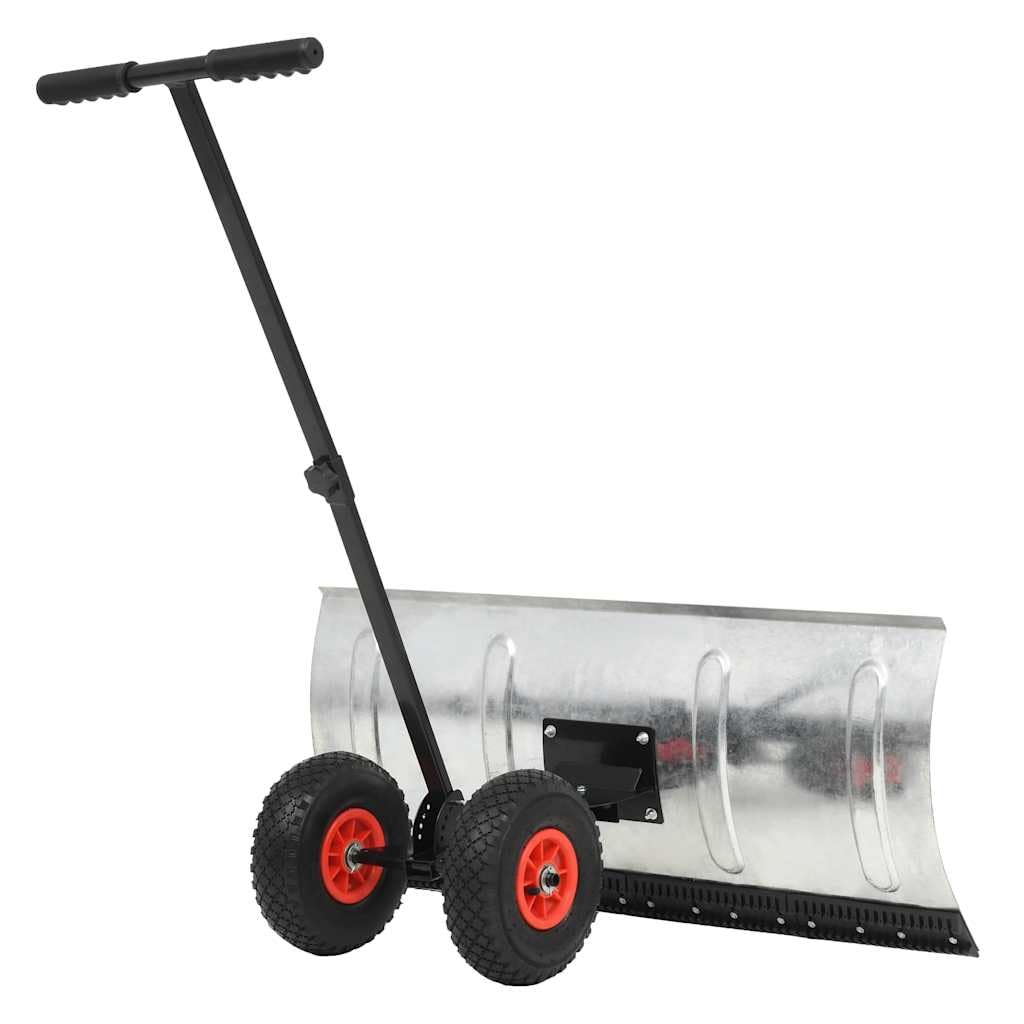 Spazzaneve Manuale con Ruote 100x44 cm, Casa e Giardino,Prato e Giardino,Rimozione della Neve,Pale da Neve, 13.7kg-142915