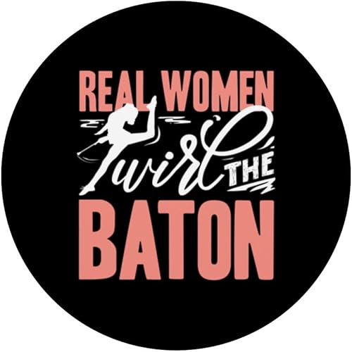 Miniatura 3 de Baton Twirling Majorette Real Women Twirl The Baton PopSockets Swappable PopGrip
