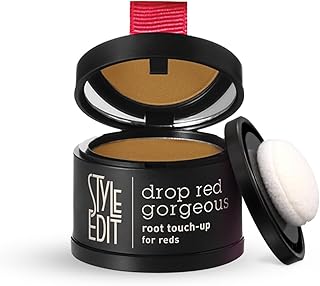 Style Edit Root Touch Up Powder for Light Red Hair | Cover Up Hair Color for Grays and Roots Coverage | Mineral Infused Binding Hairline Powder | 0.13 oz. Tub