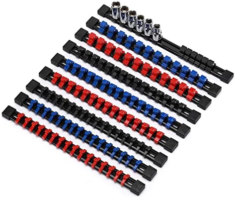 3 Row Socket Organizer Ullman 3/8" Drive Socket Organizer Rail - Holds Metric &amp; SAE Sockets, Made In USA Socket Rack