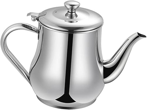 Hemoton Colador de aceite recipiente de grasa de acero inoxidable contenedor de almacenamiento de aceite con filtro de malla fina protector de grasa