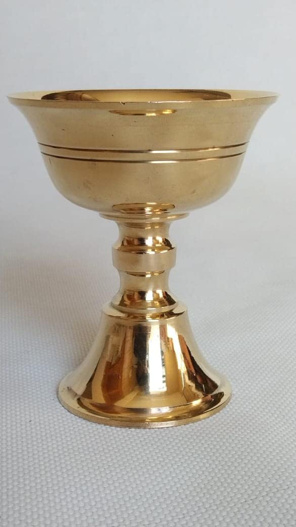 NSAH Brass Butterlamp 3.5" Height , ( Jointless)