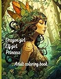 Photo Gallery dragon girl elf girl princess: adult coloring book Photo Gallery dragon girl elf girl princess: adult coloring book