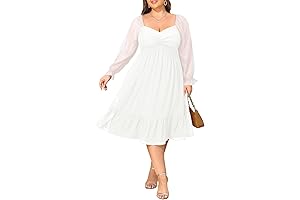 Dreamy Embraces: Plus Size Bridal Shower Dresses for the Radiant Bride