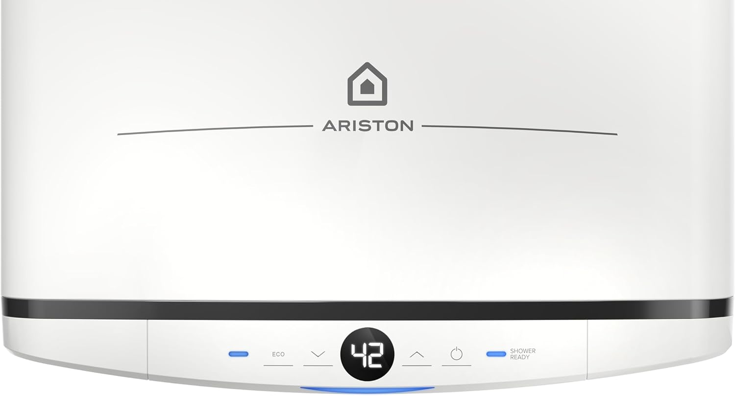 Ariston VELIS PRO 80 EU Electric Water Heater Angled Front View