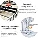 Power Mixer Pneumatic Agitator Clamp-On Drum Agitator Industrial-Grade Pneumatic Shaker Paint Stirring Tool，Air Agitator 1000L, Pneumatic Tank Mixer Machine with Folding Propeller, Adjustabl