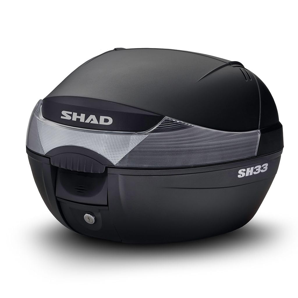 Bundle Topcase inklusive Gepäckträger Komplettset Shad 33 Liter passend für Aprilia SR 125 GT RP8MD51 2021-2022