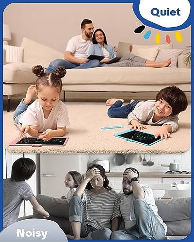 Image of Bravokids Toys for 3-6 Years Old Girls Boys, LCD Writing Tablet 10 Inch Doodle Board, Electronic Drawing Pads, Educational Birthday Gift for 3 4 5 6 7 8 Years Old Kids Toddler (Blue)