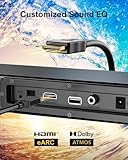 ULTIMEA Sound Bar for TV, with Dolby Atmos, Soundbar for 3D Surround Sound System, Bluetooth Soundbar for TV with Subwoofer, Deep Bass, Slim TVSound Bar, 190W Home Theater SoundbarSpeaker, Nova S50 - Image 6