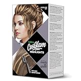 Nisha Cosglam Hair Highlights Kit, Hair Highlights Colour for Women and Men, Bleach and Ready to Glam, Easy to Use, DIY Kit