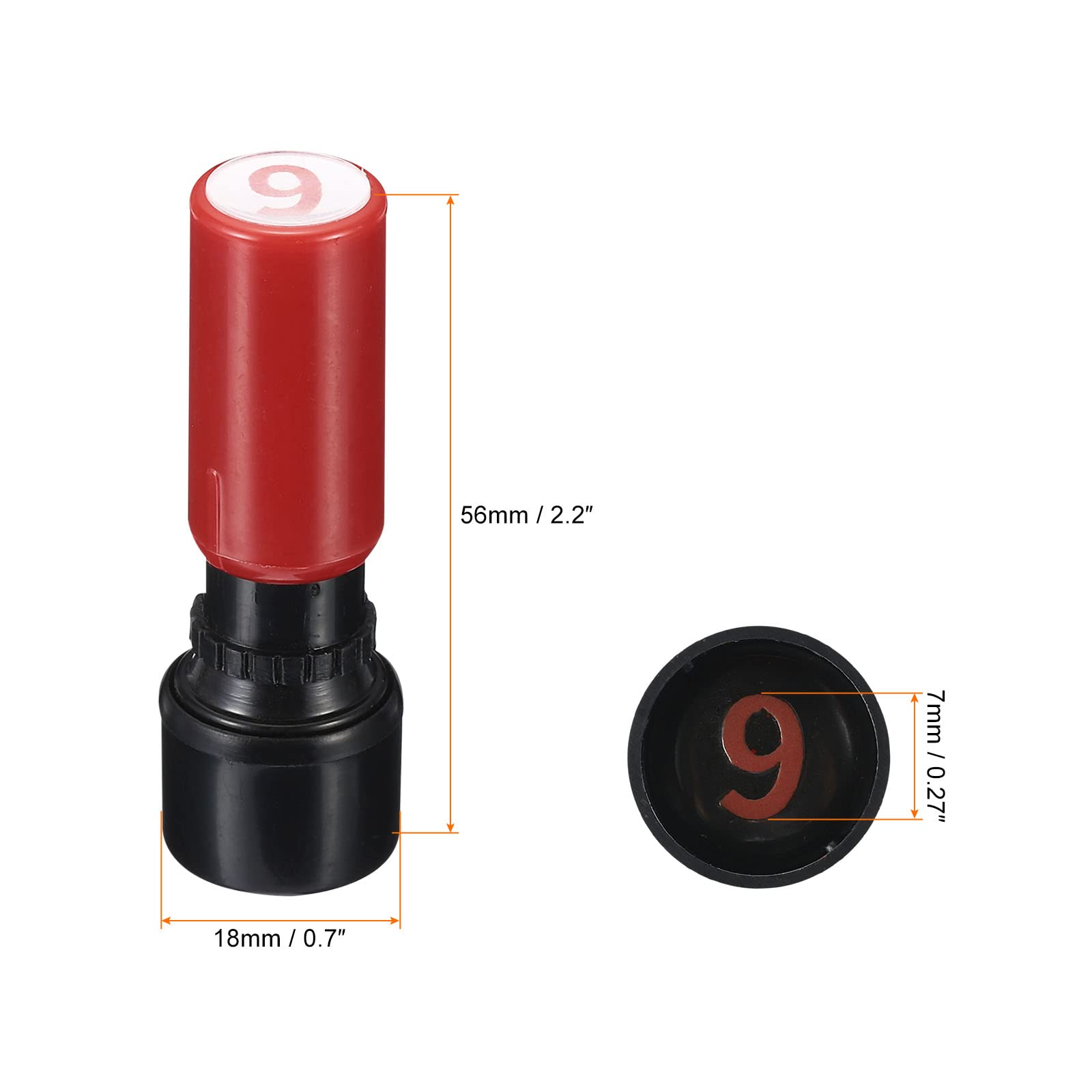 PATIKIL Number Stamps Self Inking - Image 2