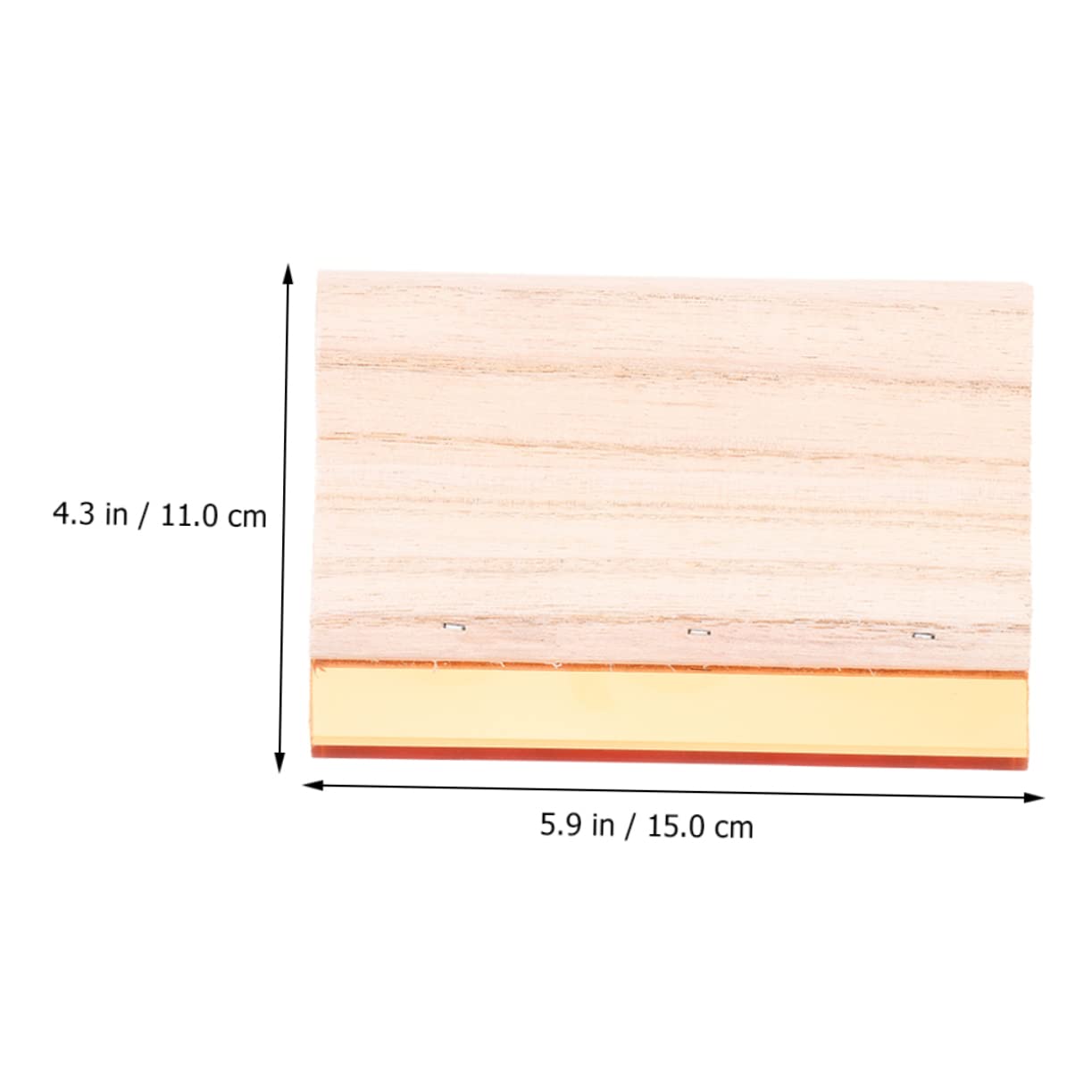 OSALADI Squeegee 2 Pack Wooden Blade Practical Scrapers Scratch Board Ideal for Printers