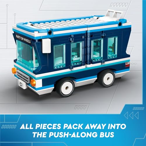 Image of LEGO Despicable Me 4 Minions' Music Party Bus, Creative Building Toy for Kids, Fun Despicable Me Toy Playset, Gift for Boys and Girls Aged 7 and Up, 75581