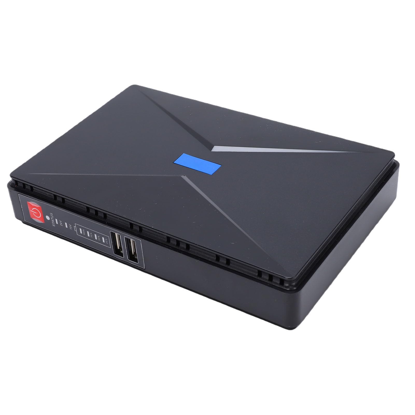 Generic Mini UPS 10400mAh 18W Fuente de Alimentación Ininterrumpida para Enrutador Módem Cámara de Seguridad, Salida DC5V 2A para Uso en el Hogar y la Oficina (Enchufe de la UE)