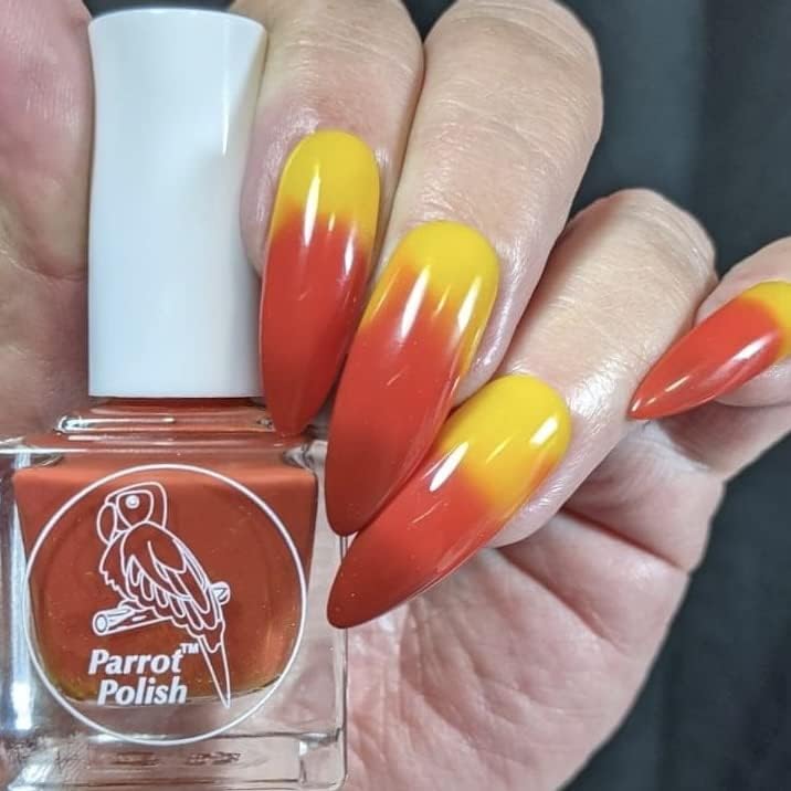 Parrot Polish Gecko Green Neon Nail Polish Beauty