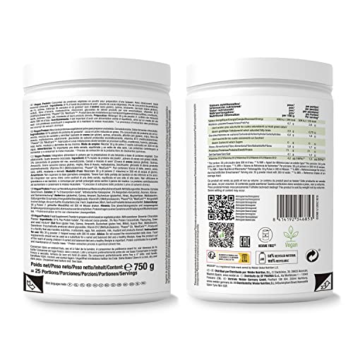 Weider Vegan Protein (750g) Sabor Brownie-Chocolate. Proteína Veg...