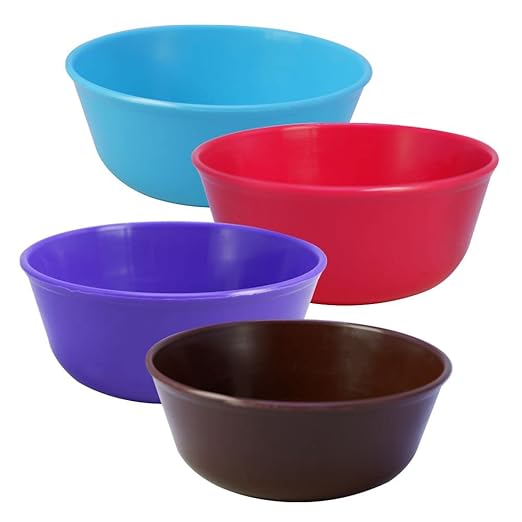 Sigma 500 Microwave Safe Multipurpose Bowls, Set of 4, Violet Color