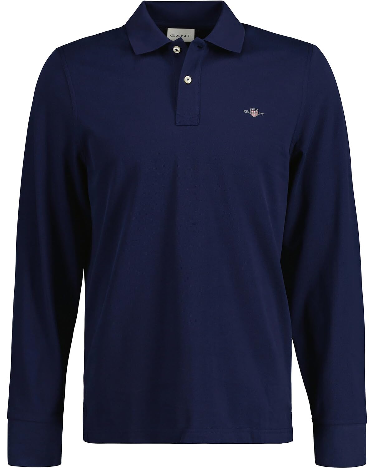 GANT Mens Regular Fit Long Sleeve Shield Logo Pique Rugger Colour: 95