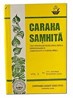 Agnivesa's Caraka Samhita Sanskrit with English translation 2nd Edition Vol II (chikitsassthanam to suddhisthanam) B000K7BPJS Book Cover
