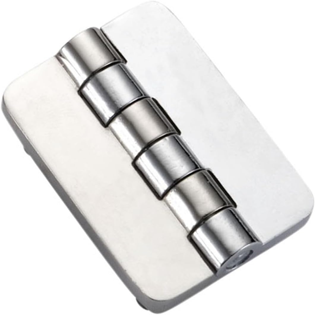 SK2-016 Automatic Equipment Butt Hinge Oven Door Hinge Cabinet Hinge Black/Silver 1Pcs