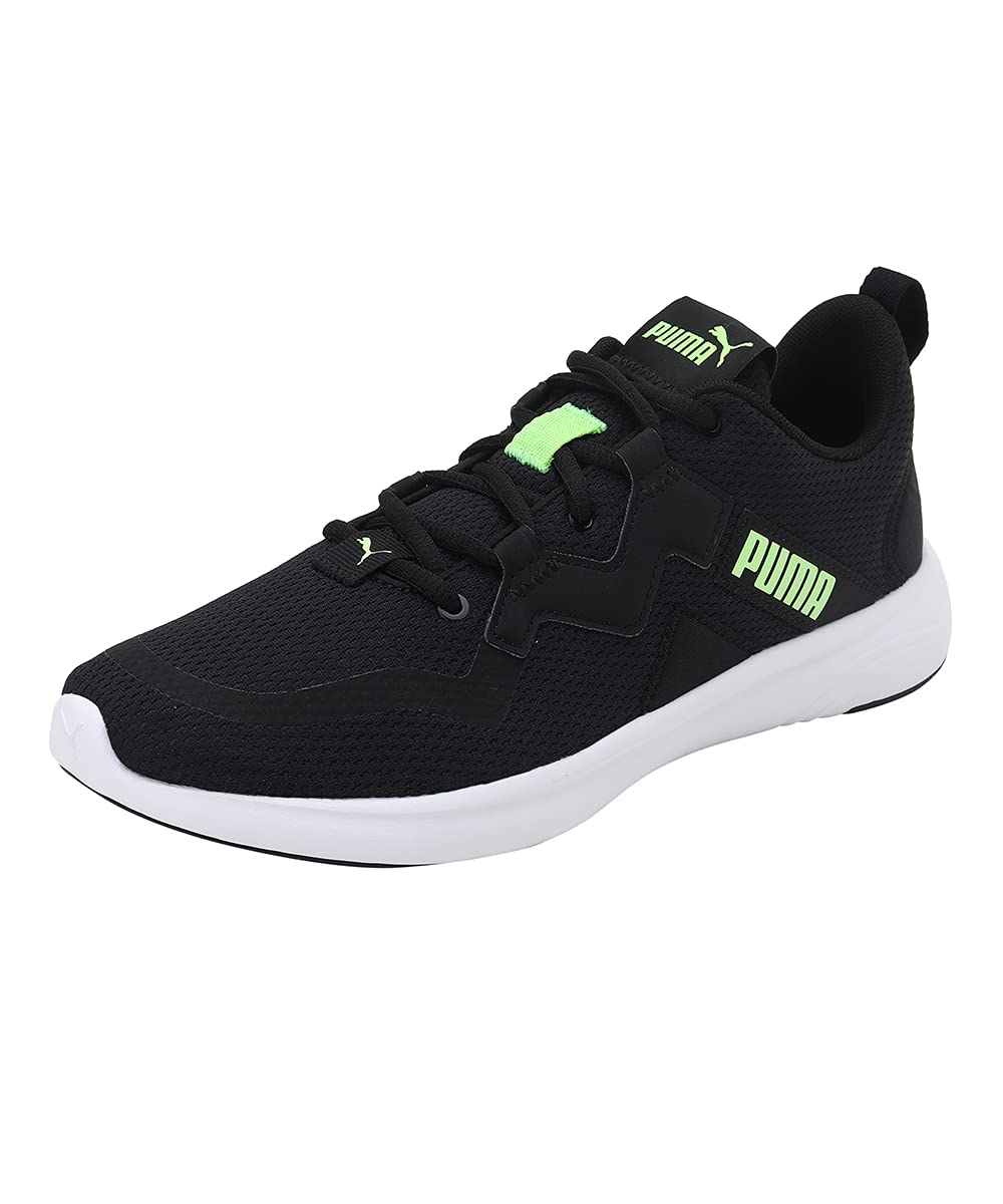 Puma Mens SOFTRIDE Vital Black-Green Glare Running Shoe-7 Kids UK (19370311) (B09D365HNQ) Amazon Price History, Amazon Price Tracker