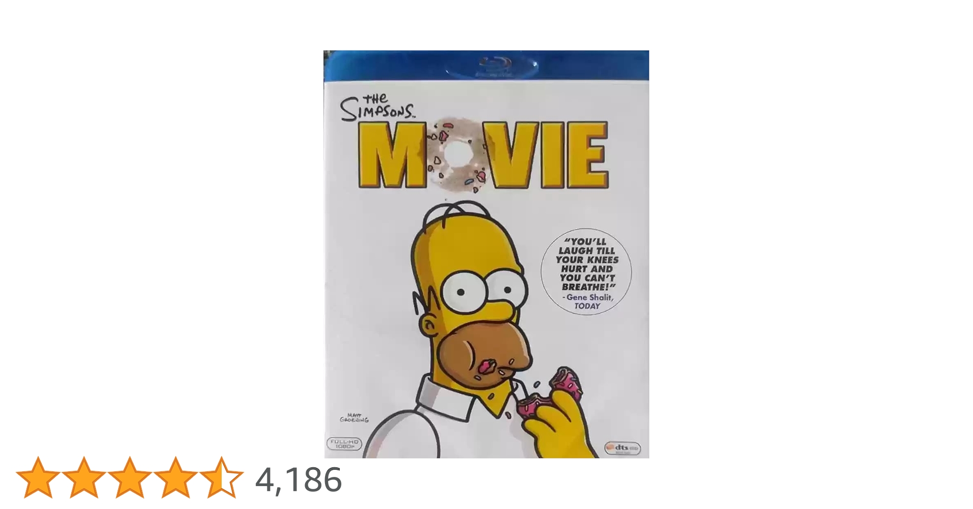 The Simpsons Movie [Blu-ray] [2007]: Amazon.co.uk: Dan