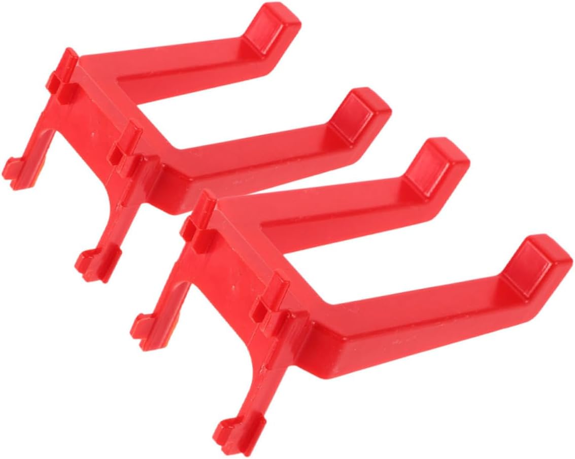 2Pcs Heavy Duty Plastic Pegboard Hooks for Car Wash Tools Durable Auto Detailing Tool Hangers Easy to Install Storage for Spray Bottles and Brushes