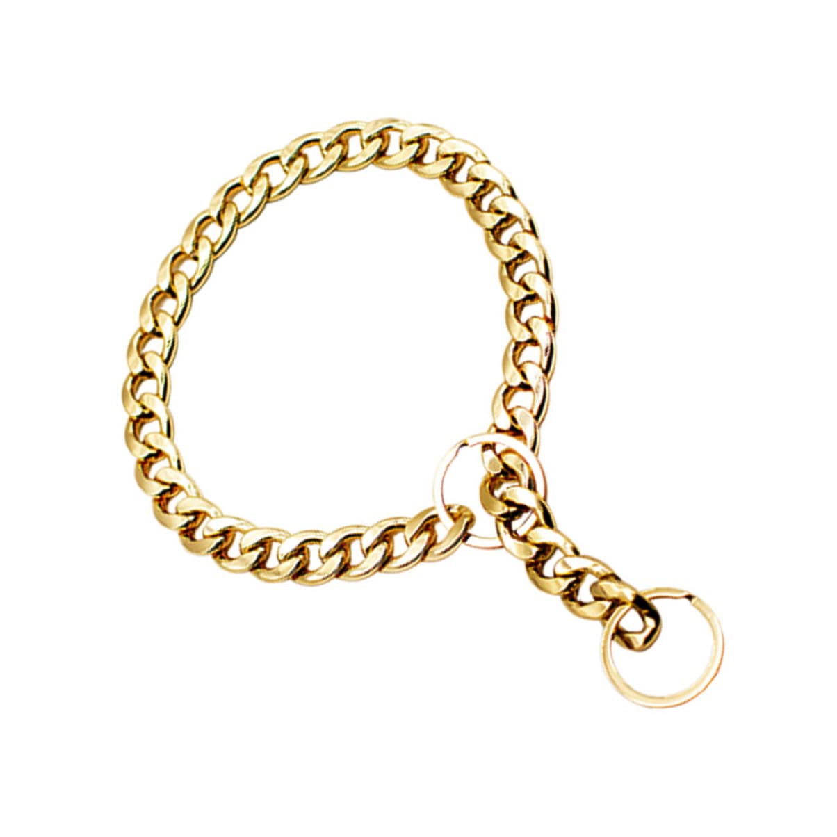 GALPADA Stylish Dog Golden Necklace Summer Pet Neck Ornament for Dogs Cats Comfortable Fit for Parties Photo Props