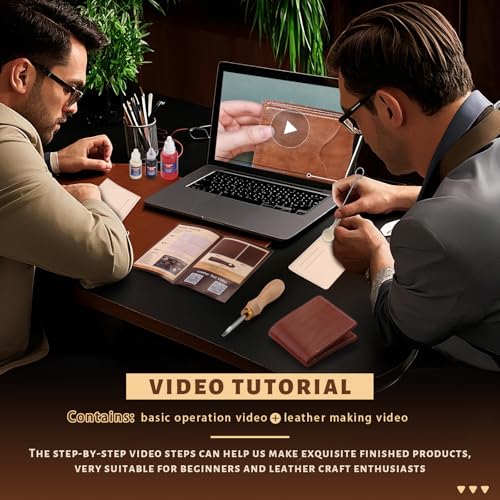 CBHGFEA 51Pcs Leather Craft Kit