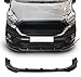 BUNUMO Lèvre Avant De Spoiler De Pelle Avant Entouré D'accessoires Décoratifs Anti-Collision Modifiés, pour Ford Transit Tourneo Custom 2018-2020