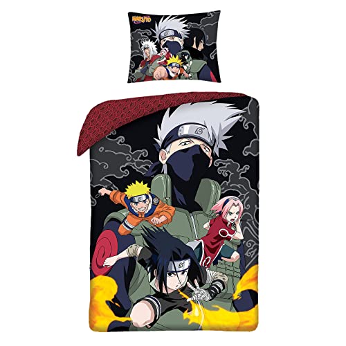 Elbenwald Naruto Ropa de Cama con Motivo