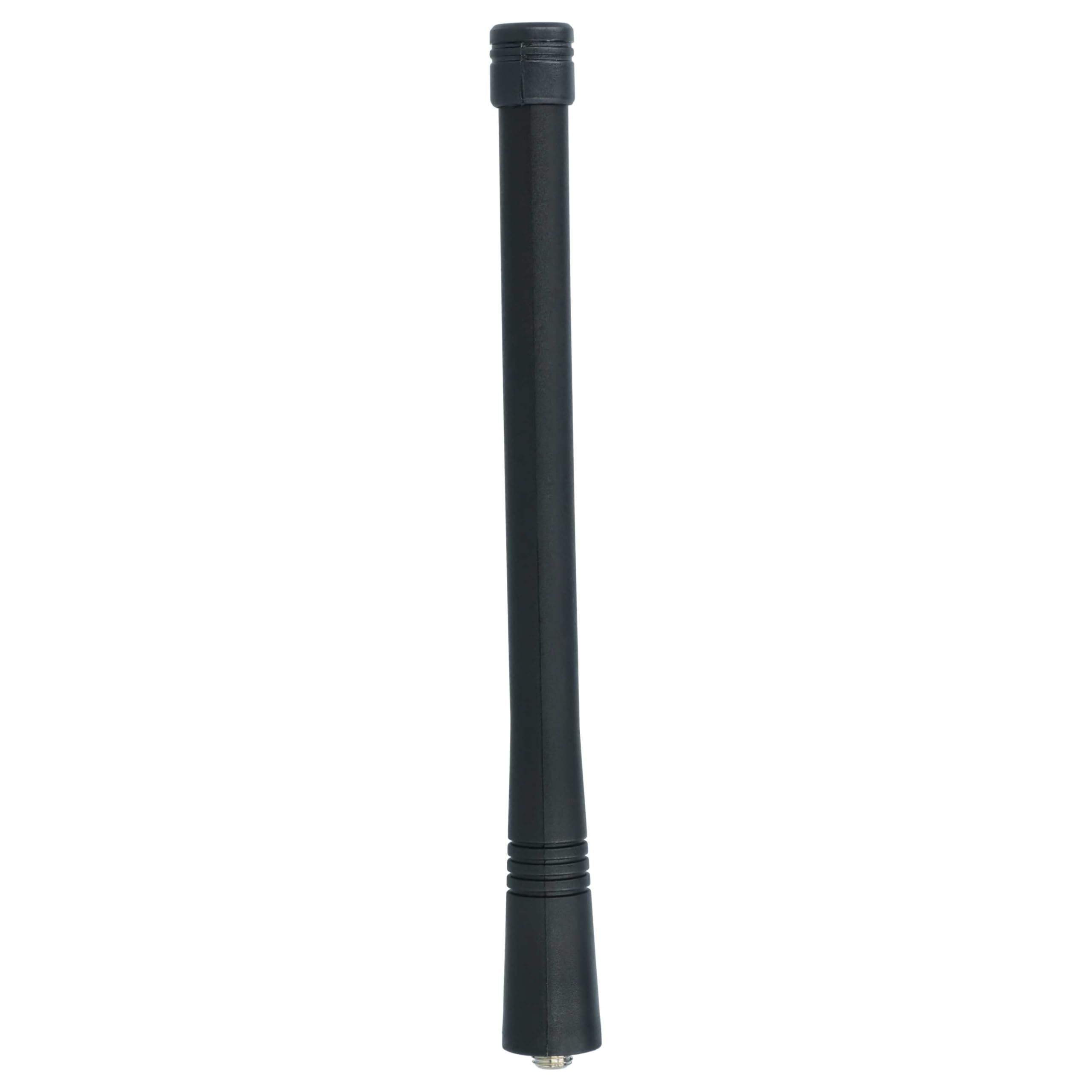 vhbw Antena kompatybilna z Motorola HT600, P200, P210, HT50, P100, PR400, HT750, P1225, PR860, HT1550XLS, P10, P50 radiotelefon - 15 cm, czarna