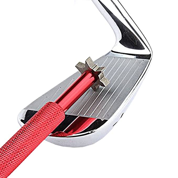 Golfoy Basics Groove Sharpener Tool with 6 Cutter Faces, Improved Backspin and Ball Control, Groove Sharpener Tool Cleaner for All Irons and Wedges, Re-Grooving Cleaning Tool Golf Accessories (Red) (B0BFDF1W4N) Amazon Price History, Amazon Price Tracker