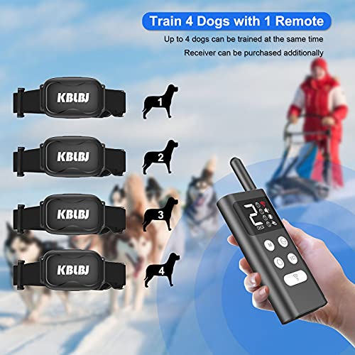 Dog Training Collar, Dog Shock Collar With Remote 1000Ft Bark Collar, Beep Vibration And Safe Shock 3 Adjustable Training Modes E-Collar, Electric Training Collars For Large Medium Small Dogs #TOP3