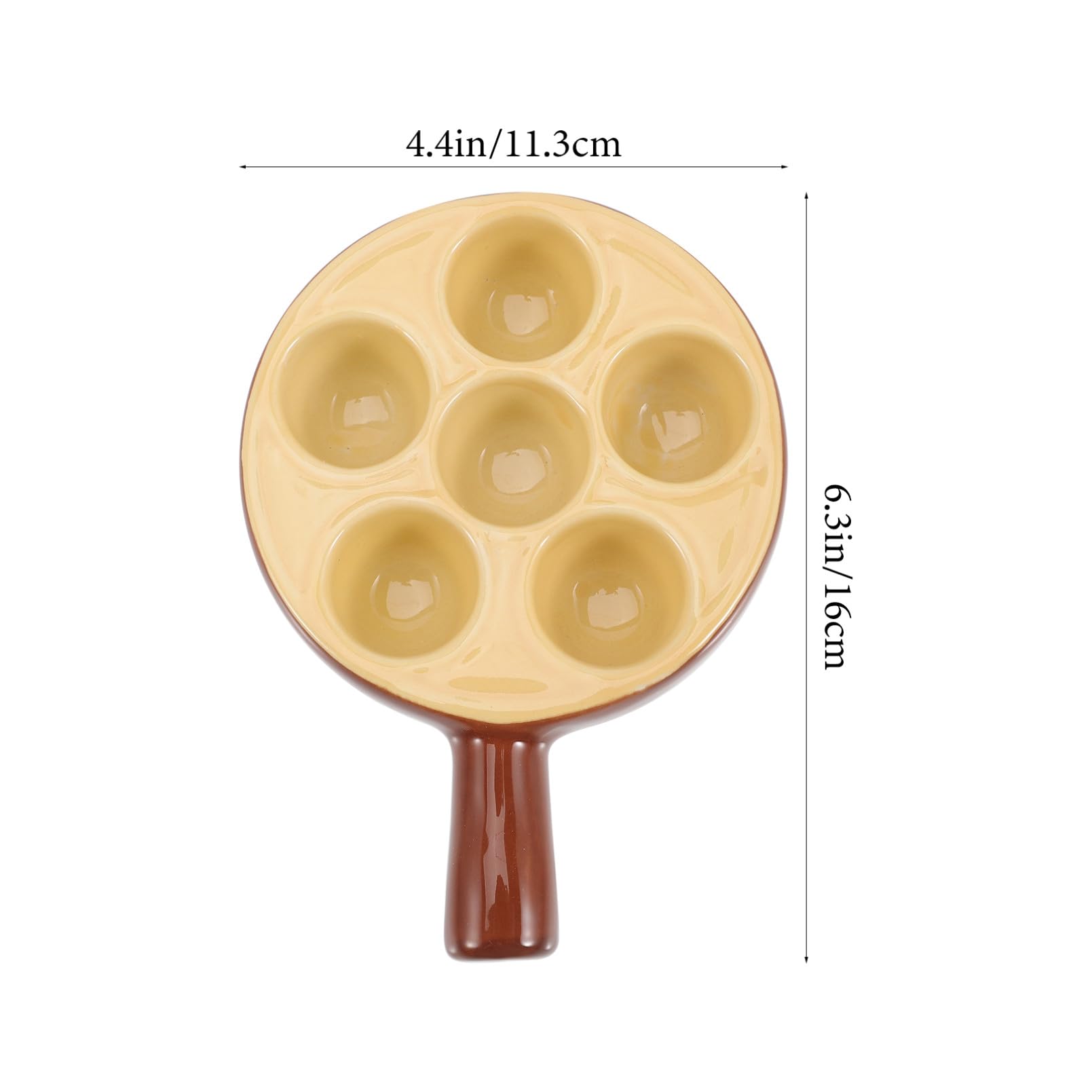 NOLITOY Piatto di Lumache Vassoio per Lumache Piatto Torta Teglia per di Mare di Escargot Francese Piatti di he Piatti del Ristorante Kit di Strumenti Ceramica Bakeware