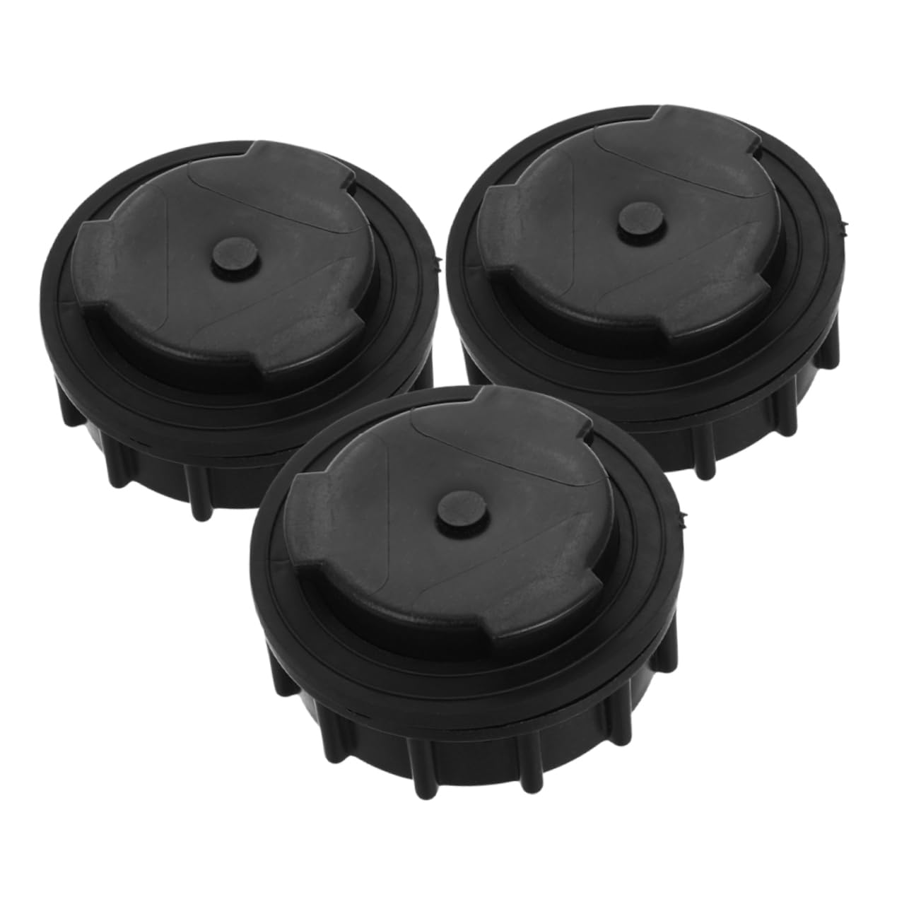 Lot De 3 Bouchons De Vidange Pour Poubelle Extérieure 660L Couvercle De Bonde Étanche Avec Joints Toriques Bouchon De Remplacement Pour Conteneur À Déchets Installation Facile