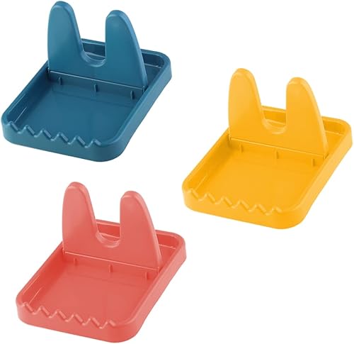 KONTONTY 3 unids plegable tapa rack cucharón resto olla cubierta soporte tapa olla soporte tenedor tapa tapa organizador cuchara soporte bandeja