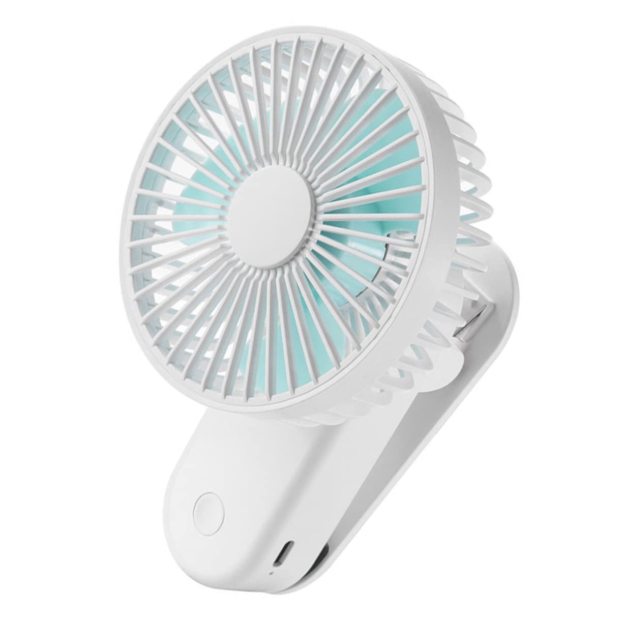 Ventilador de clip portátil para escritorio, frescura ajustable ideal en tus comidas y descanso