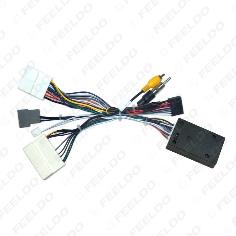 Car for Audio 16PIN Android Power Cable Adapter with Canbus Box for Nissan Sylphy Tiida CD/DVD Player Wiring Harness #HQ6555 - (Color Name: CANBUS Box)