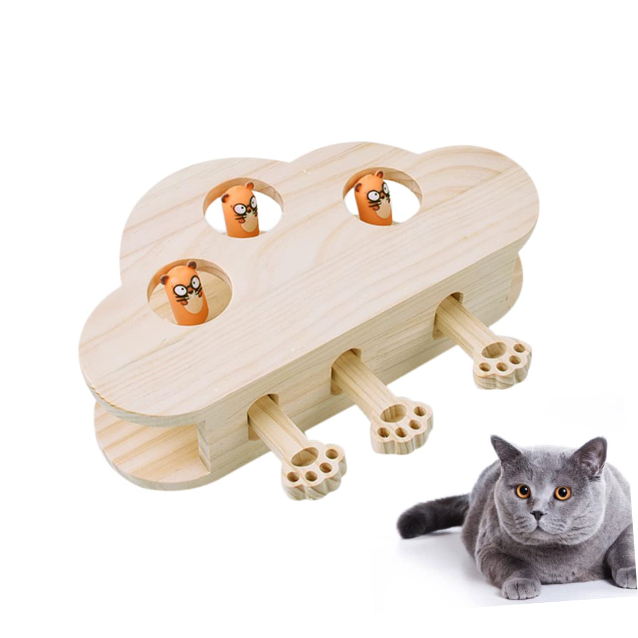 Abaodam Jouet Souris pour Chat Jouet Educatif Interactif pour Animal De Compagnie